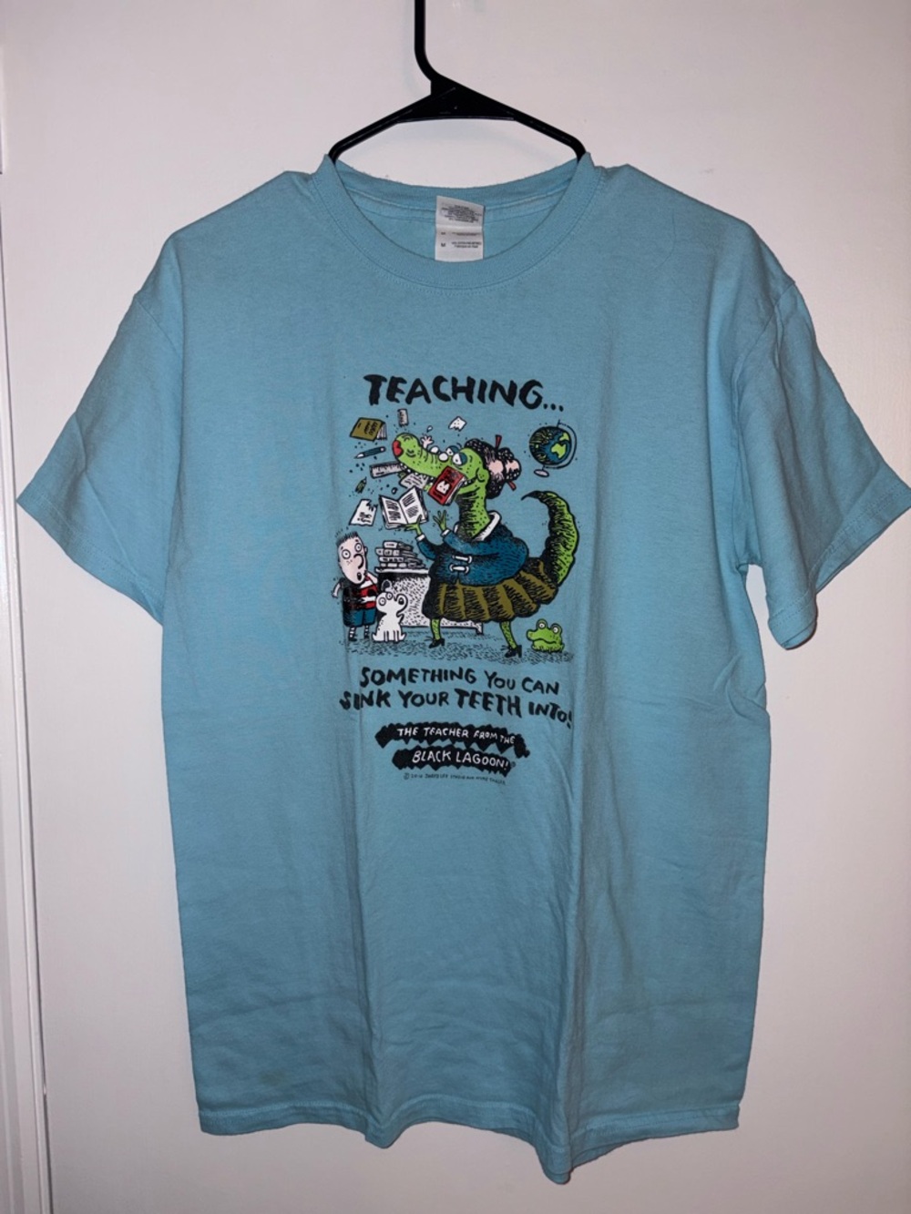 Teaching Graphic Short-Sleeve Tee - Light Blue